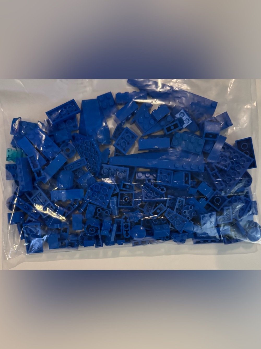 LEGO Blue Bulk Lot – Mixed Bricks, Plates, Slopes – 150+ Pieces